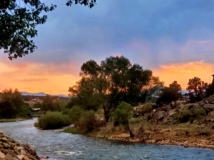 Four Seasons River Sunset